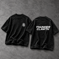 Thunderclawth Edition Black Acid Washed T-Shirt