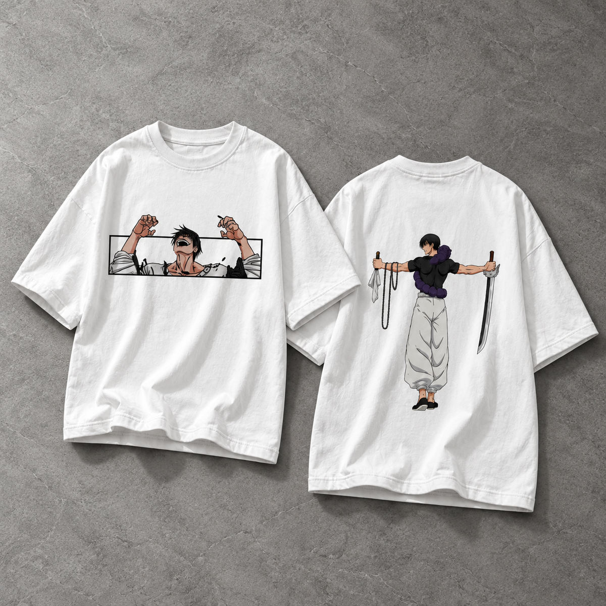 Toji Fushiguro White T-Shirt