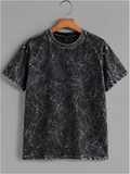 Black Acid Washed Tshirt