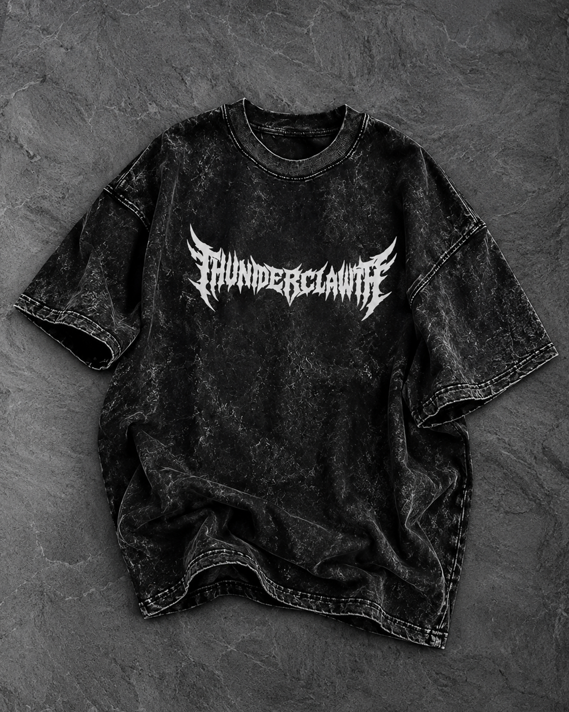 Thunderclawth Edition Acid Washed Tshirt